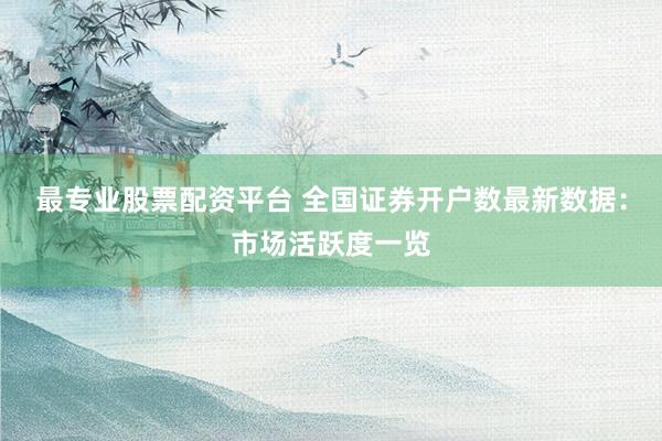 最专业股票配资平台 全国证券开户数最新数据：市场活跃度一览